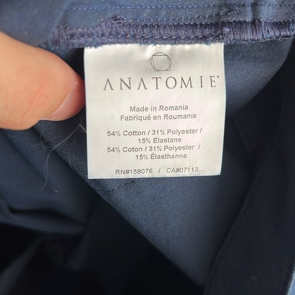Anatomie Navy Blue Demi Skinny Pants Size Medium - Picture 5 of 5